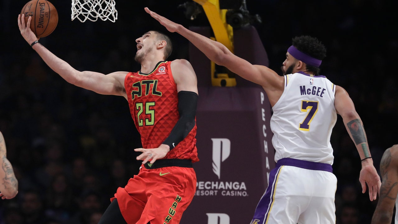 James’ dunk lifts Lakers to 107-106 win over Hawks